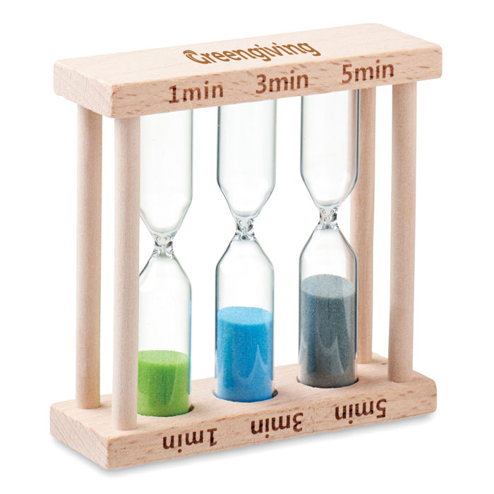 Set with 3 hourglasses | Eco gift